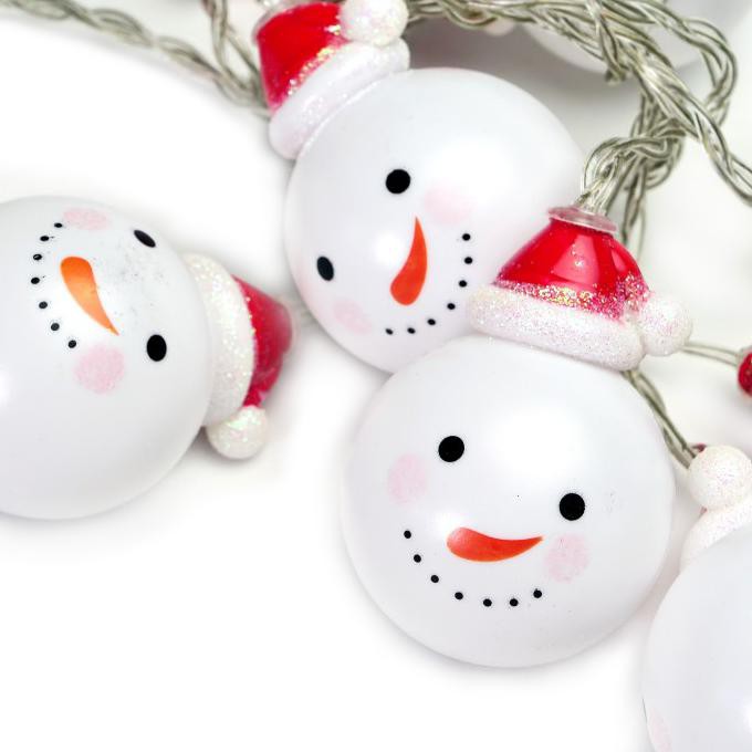 Scoop Lampu Natal Snowman LED (Baterai) 54120101