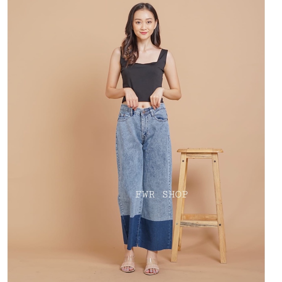 FWR - CELANA BOYFRIEND KULOT JEANS TALITA