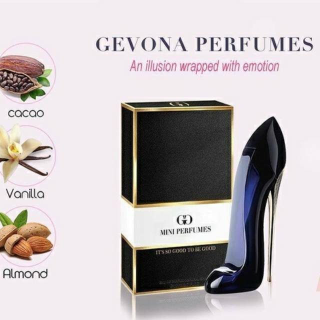 Paling laris Parfum  CH GOOD GIRL CAROLINA HERRERA original mini colection 25ml
Gevona