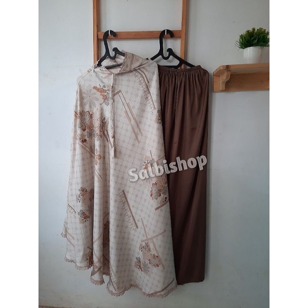 Mukena satin armani silk premium bisa COD mukenah travel