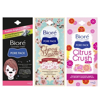 ✨LACIKOSME✨BIORE CLEANSING STRIPS PORE PACK - PENGANGKAT KOMEDO PRAKTIS ORIGINAL