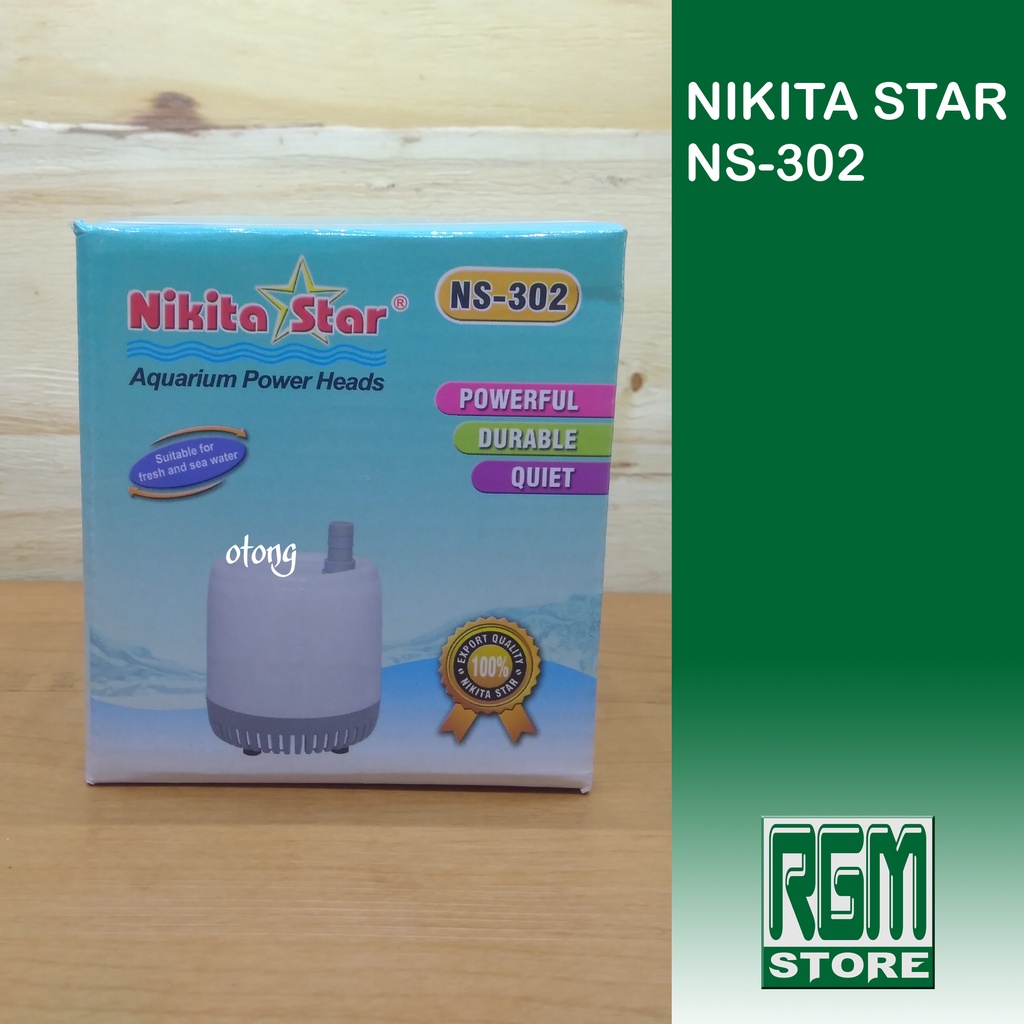 Nikita Star NS302 NS 302 pompa celup power heads aquarium kolam