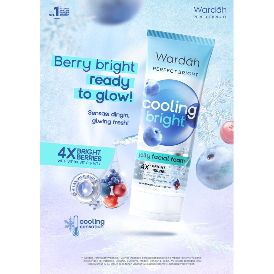 * AURORA * Wardah Perfect Bright Cooling Bright Jelly Facial Foam