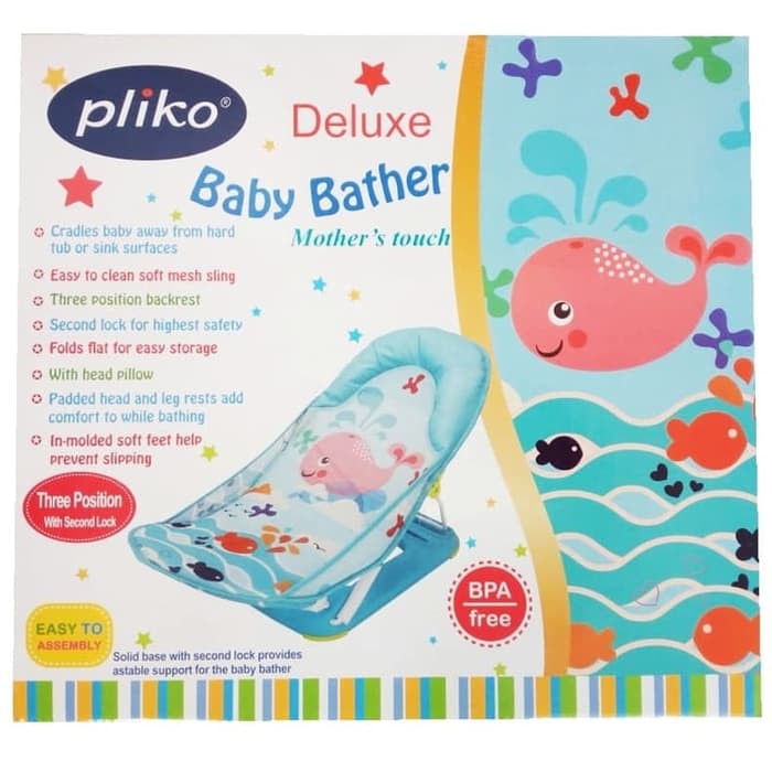 Pliko Deluxe Baby Bather Tempat Duduk Kursi Mandi Bayi Makassar