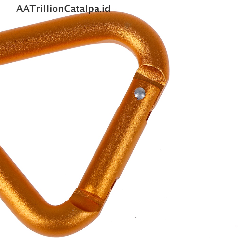 Aatrillioncatalpa 1PC Carabiner Bentuk Segitiga Untuk Campinghikingoutdoor