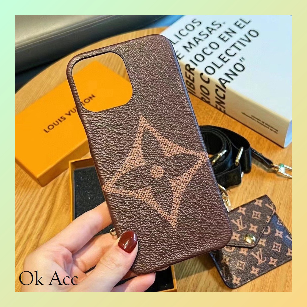 Case Dompet HP casing tali panjang For Iphone 11 pro max 12 pro max 13 Pro Max FH88