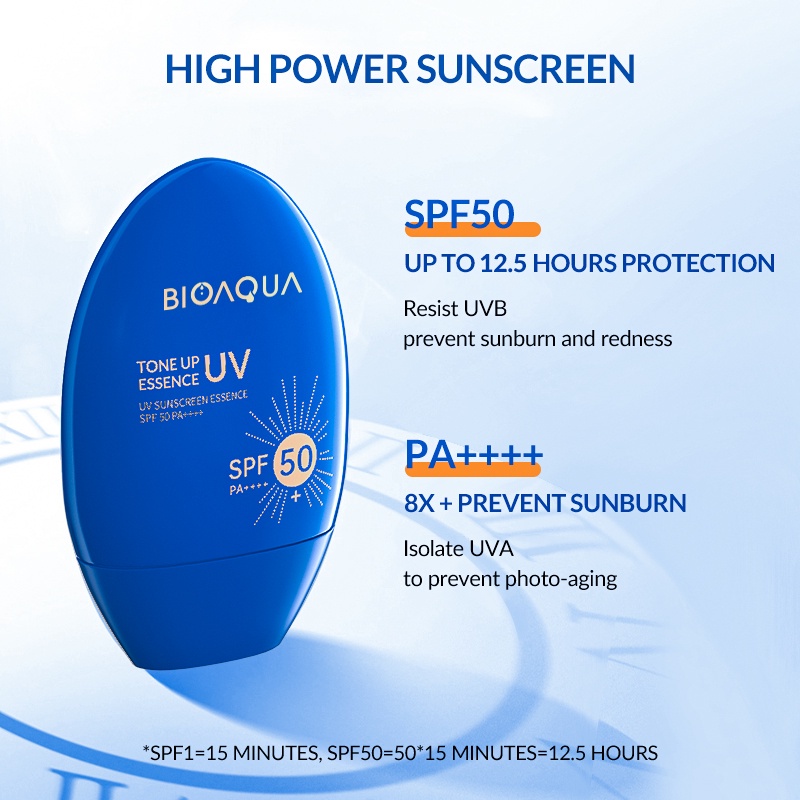 BIOAQUA UV Sunscreen SPF 50 PA++++ 60g Sunscreen Essence Pelembab Dan Anti Penuaan Sunblock