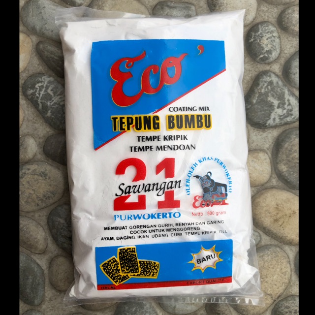 

Tepung Bumbu Mendoan Purwokerto Eco 500 gram