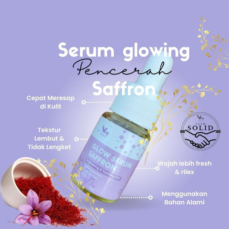 glow serum saffron vies