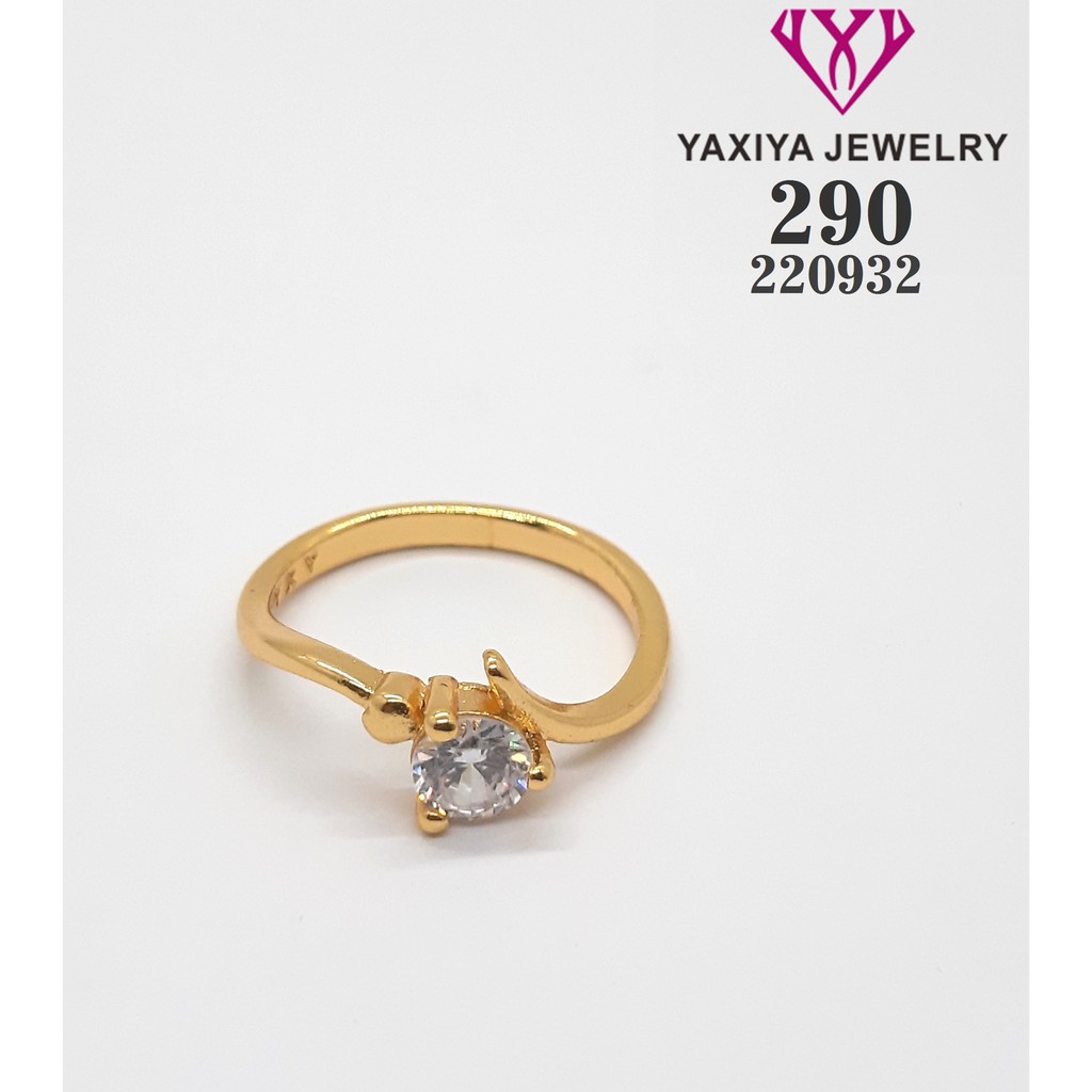 

Cincin Mata Satu lapis emas perhiasan imitasi 290