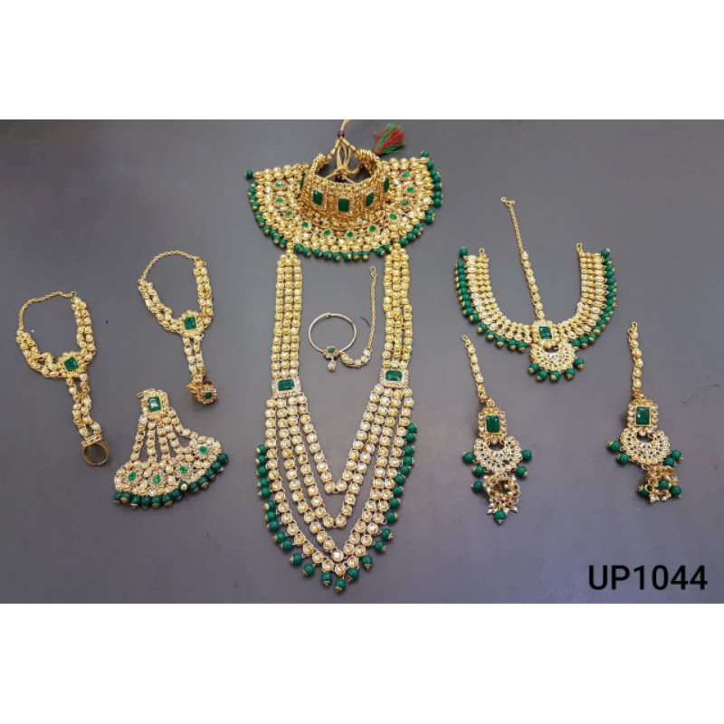 Bridal set kalung india kalung pernikahan india aksesoris bridal india set perhiasan india