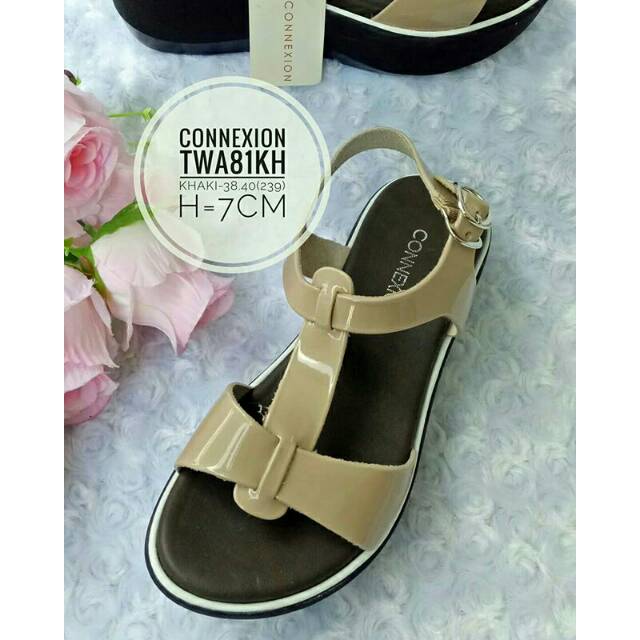 SEPATU SANDAL WEDGES CONNEXION TWA81KH NEW ORI BRAND MATAHARI MURAH SALE
