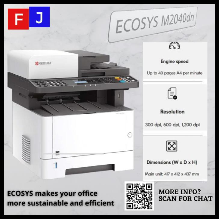 Mesin Fotocopy Kyocera ECOSYS M2040dn Garansi Resmi