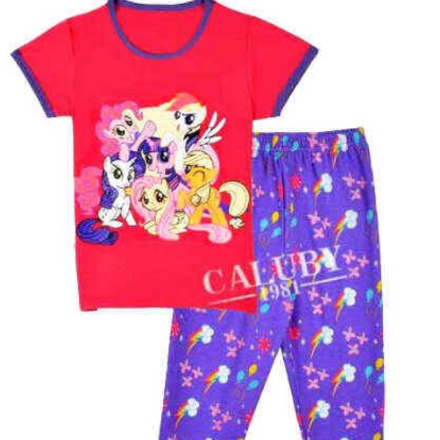 Baju tidur little pony