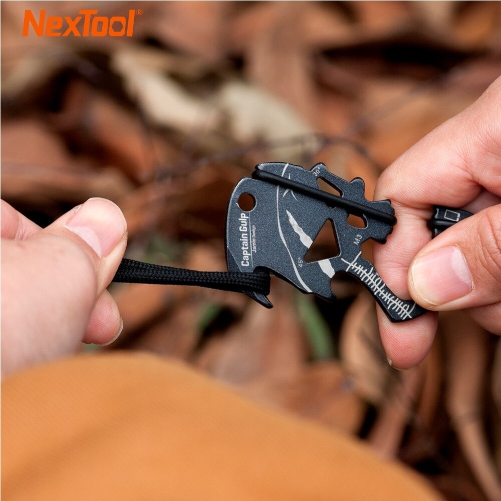 Nextool 10in1 Kunci Multifungsi Survival Tools Stainess Steel - KT5018