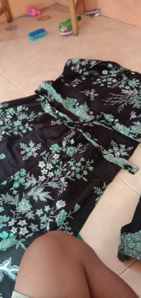 Maura Couple - Sania Ruffle Batik Couple Ori Ndoro Jowi Garansi Termurah Shopee - Batik Modern Atiya