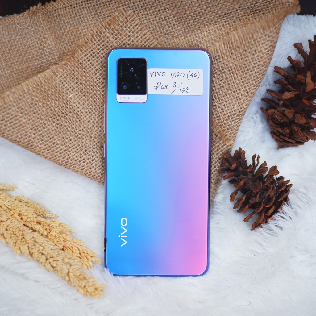 Vivo V20 Fullset Like New - Hp Second Bekas