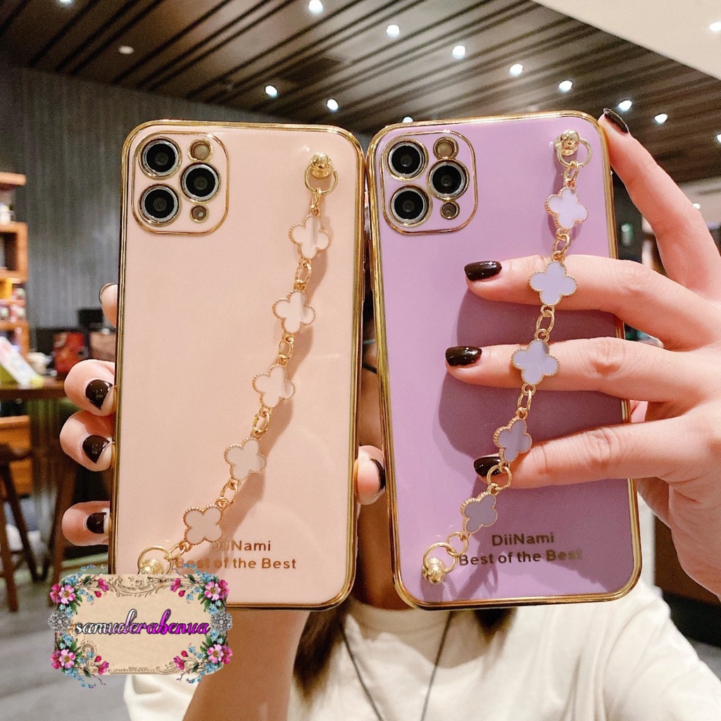 Y011 SOFTCASE SHINE PLATING CASE RANTAI DIINAMI REALME C1 C2 5 C11 C15 C20 C21 C25 C12 7I C17 SB2956