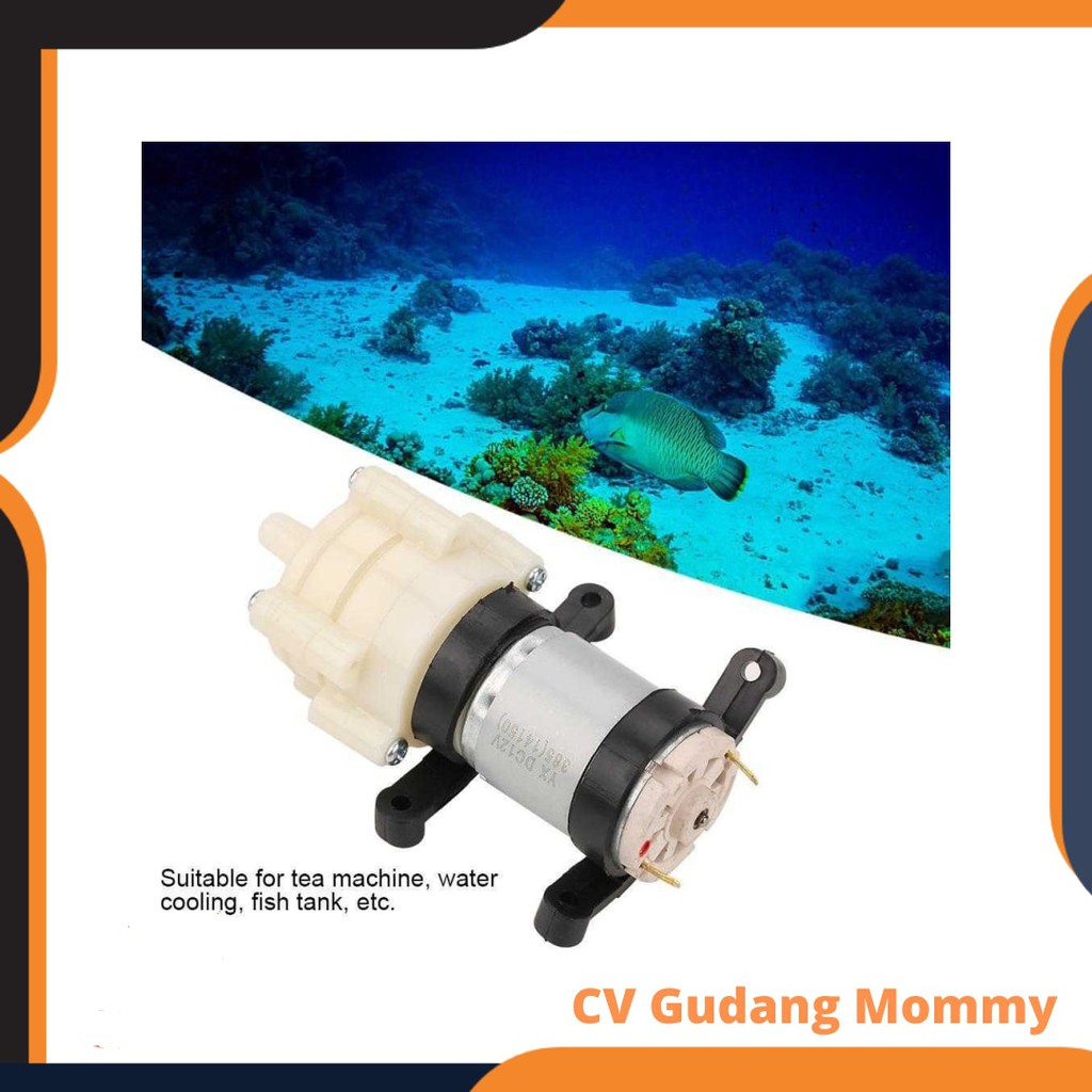 Grosir Pompa Air Mini Aquarium Ikan Fish Tank 12V - 14150