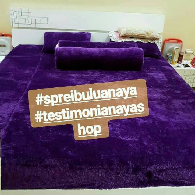 Sprei bulu sprei lembut
