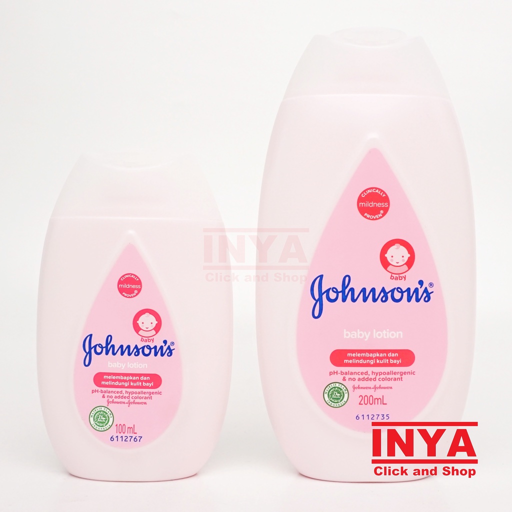 JOHNSON BABY LOTION 100ml - Hand &amp; Body Lotion Bayi