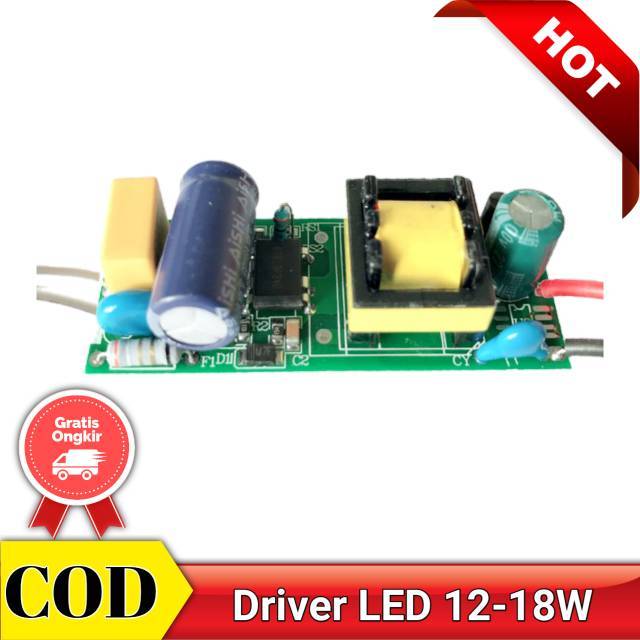 LED Driver 12-18x1W Tanpa Casing Isolated