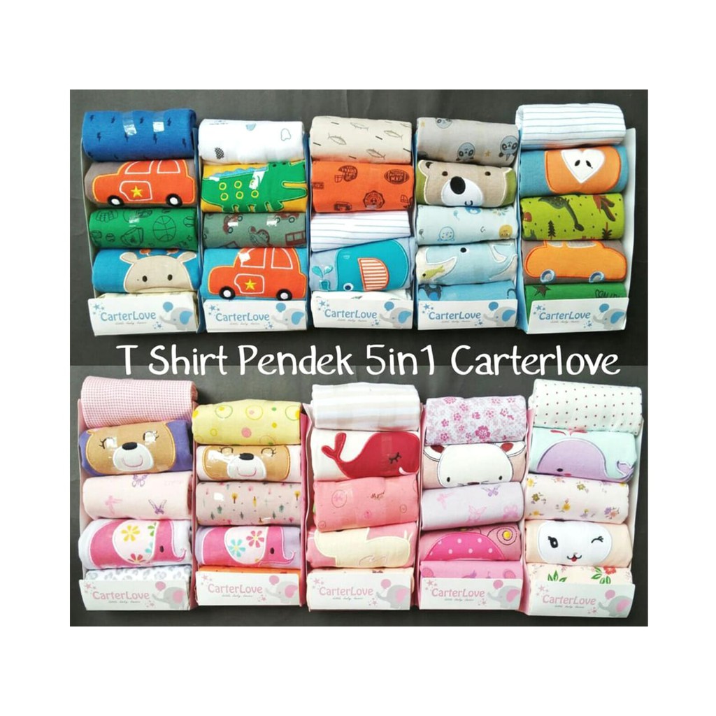 Tshirt Pendek Baby 5in1 CarterLove