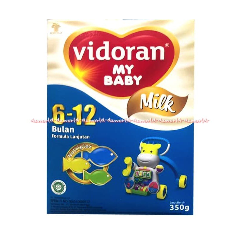 Vidoran My Baby 350gr Milk Susu Untuk 6-12Bulan Susu Formula Bayi Bubuk Fidoran Smart Mybaby Mai Beby