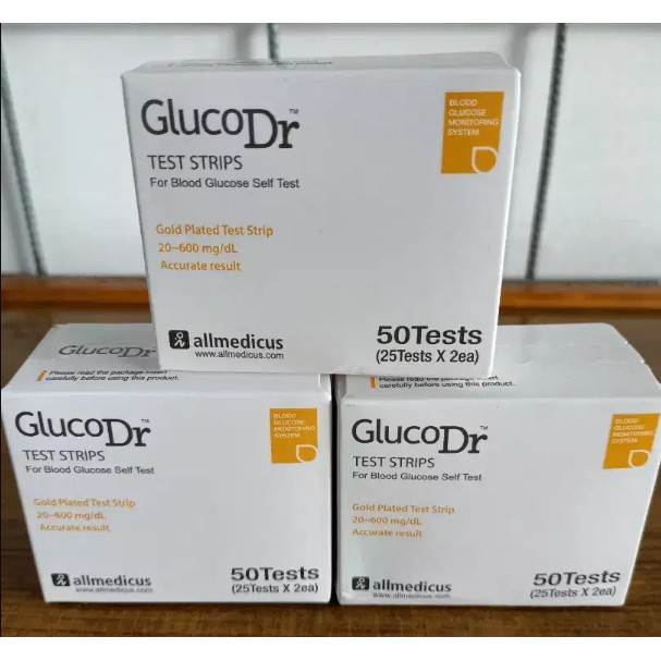 Strip Gula Darah Dr Biosensor Glucouse Agm 2100 Isi 50 Pc Refil