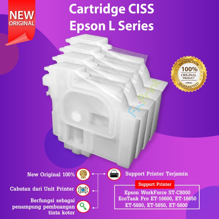 Cartridge CISS Epson L310 L360 L220 L565 L120 New Original Damper Epson L Series