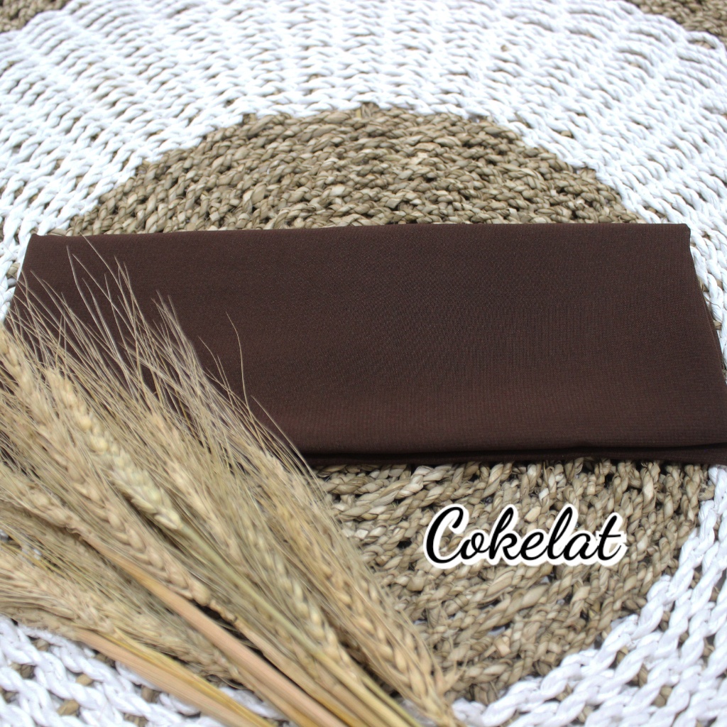 Selendang Sifon Hycon / Senteng 2.4m/ Selendang Bali / Senteng-Coklat