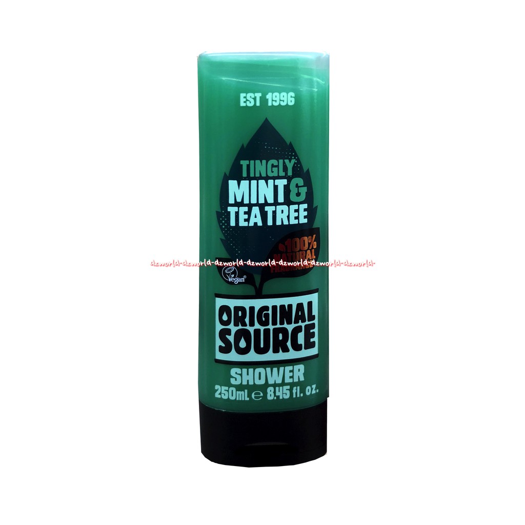 Original Source Shower Tingly Mint &amp; Tea Tree 250ml Sabun Mandi Cair Mint Tea Tree Tingli OriginalSource Warna Hijau