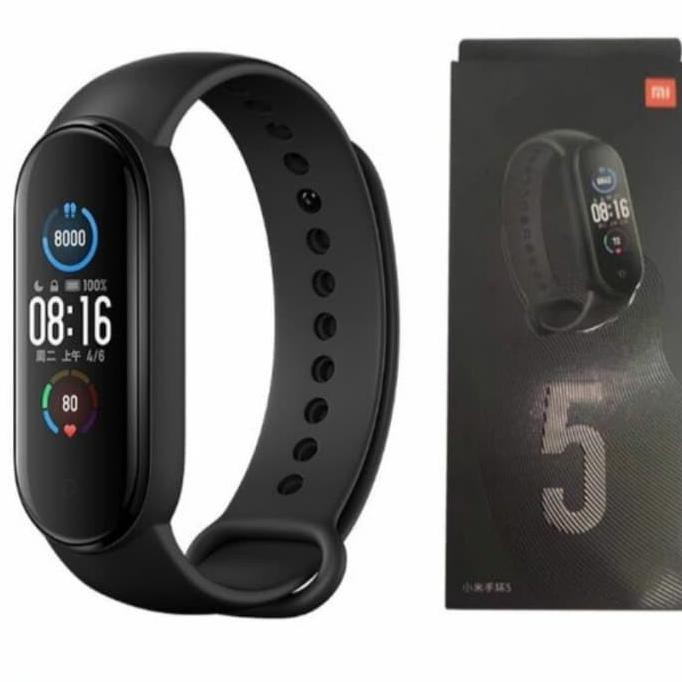 SMARTWATCH XIAOMI MI BAND 5 ORIGINAL JAM TANGAN SPORT AMOLED MIBAND 5