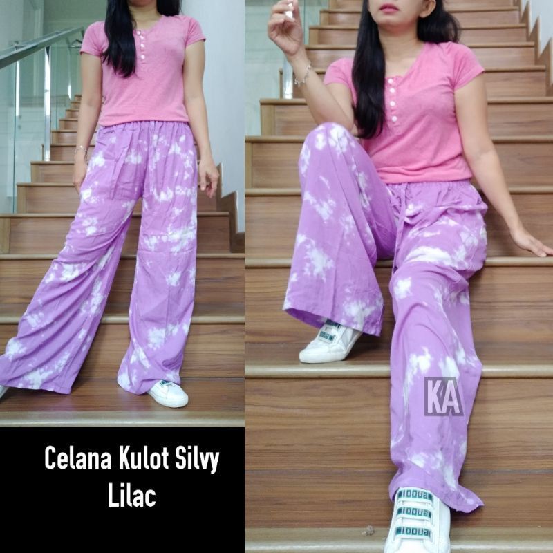 Kulot tiedie bali/ kulot jumbo/ celana kulot tiedie