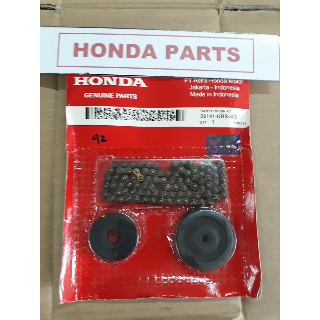 RANTAI KETENG KIT RANTAI MESIN KIT LEGENDA SUPRA FIT REVO 100 CARBURATOR ORIGINAL AHM