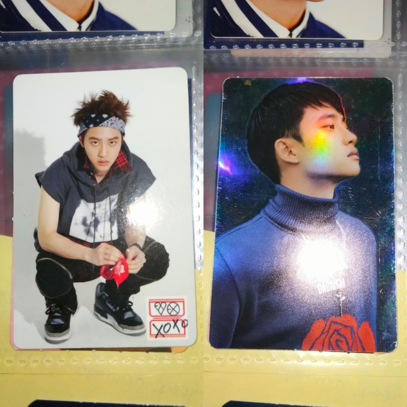 PHOTOCARD D.O DO KYUNGSOO EXO LIMITED POP UP STORE & DON'T MESS UP MY TEMPO OFFICIAL HOLOGRAM STICKE