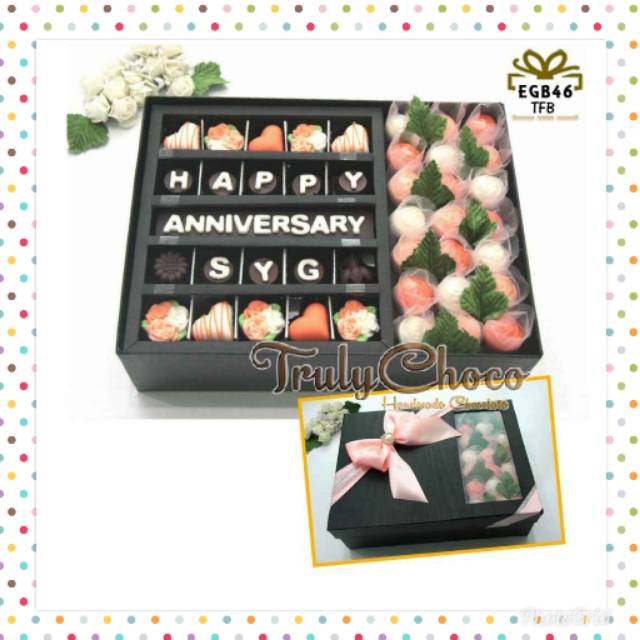

Kado anniversary special coklat trulychoco cantik