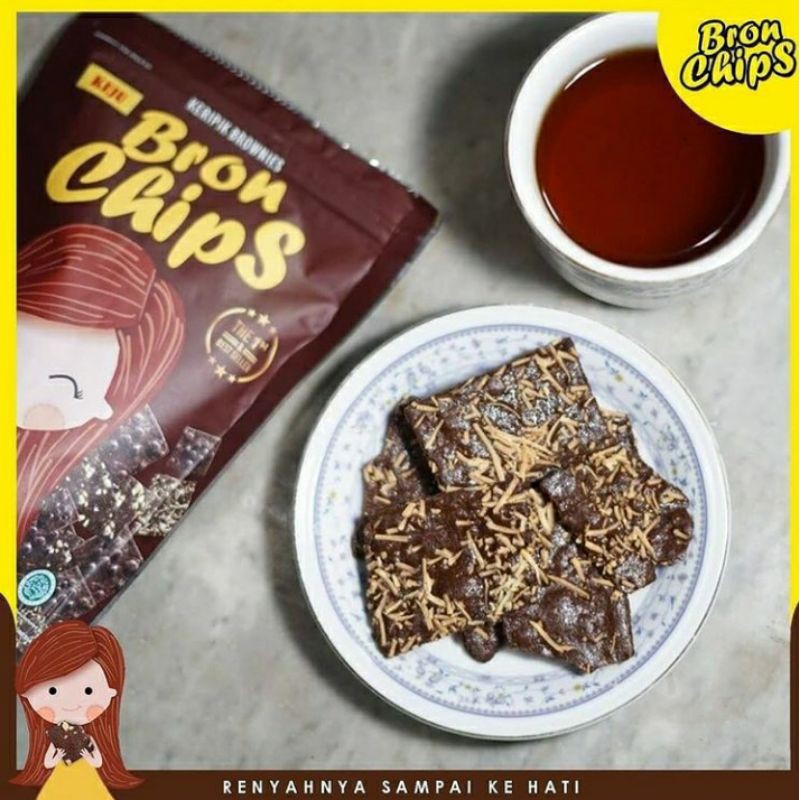 

BronChips Keripik Brownies Kripik Bron Chips-Keju