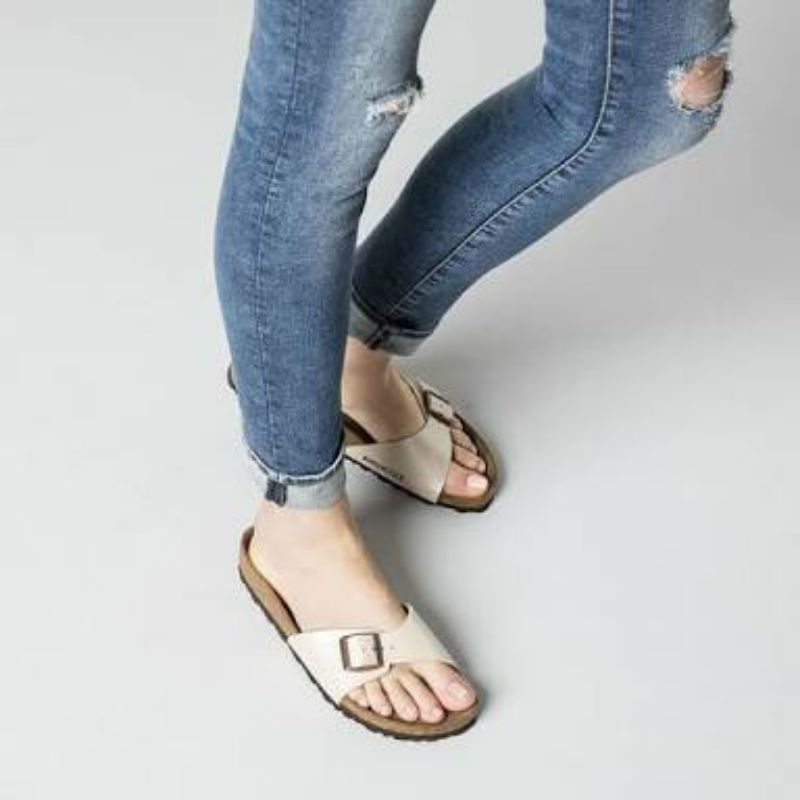 BIRKENSTOCK MADRID PEARL WHITE SANDAL