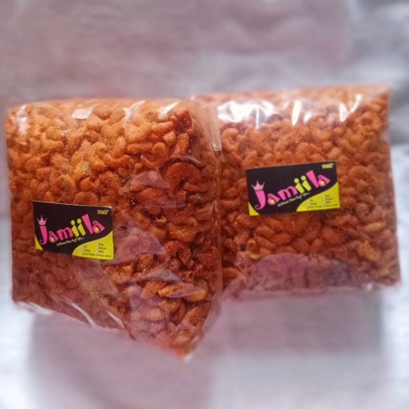 

Makaroni Goreng Kriuk Khas Tasikmalaya 500 Gram/makroni/original/pedas/extra pedas/daun jeruk/snack