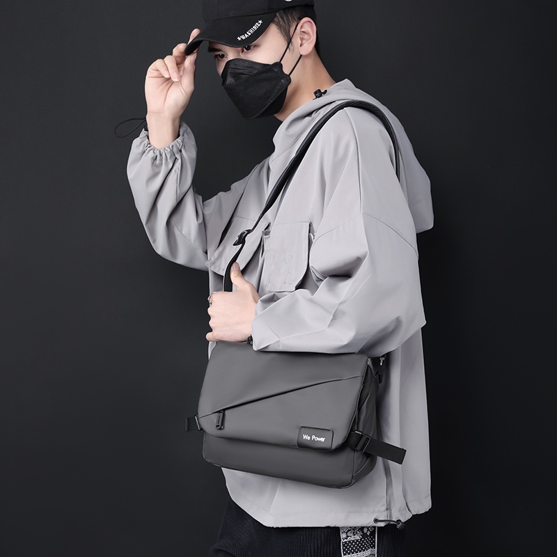 HAOSHUAI 1100-31 Tas Selempang Pria Tas Bahu Sling Bag Bahan Anti Air WATCHKITE WKOS
