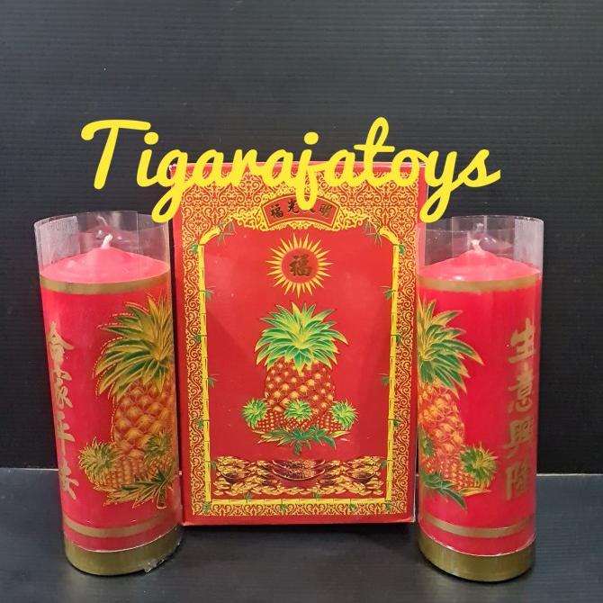 Lilin Sembahyang Merah Nanas 1 Kati