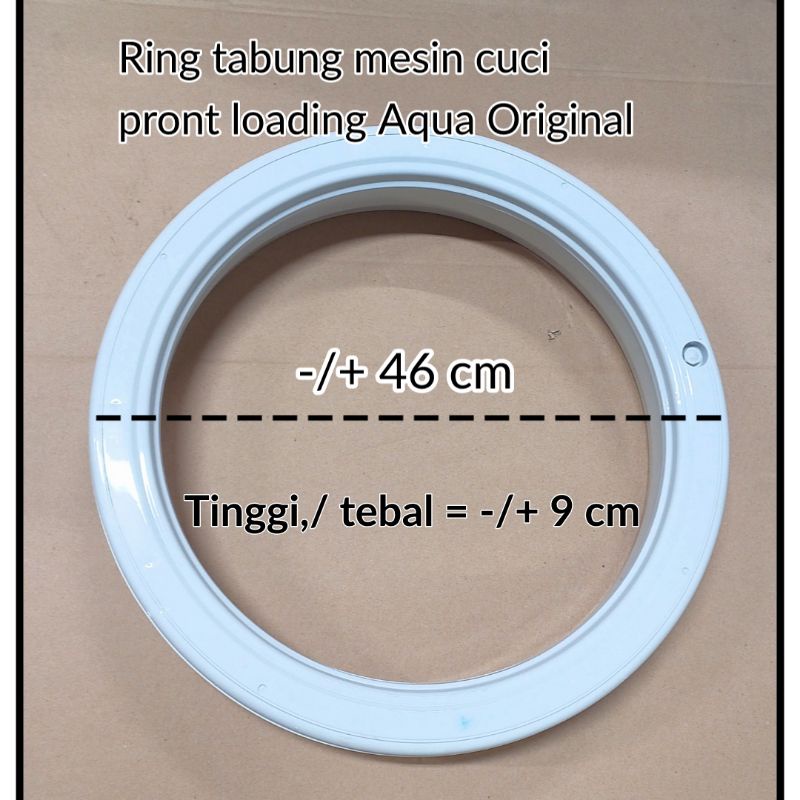 Ring tabung Mesin cuci Front loading Aqua Sanyo Original. Ring drum mesin cuci