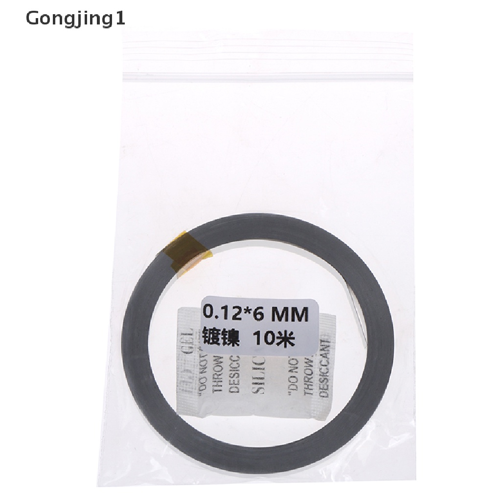 Gongjing1 Plat Nikel Panjang 10M Untuk Baterai li-ion 18650