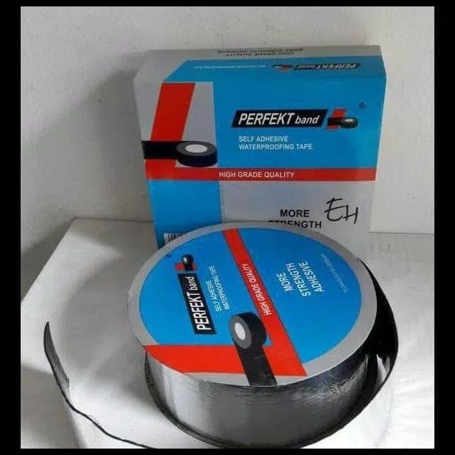 Perfekt Band Lakban Flinkote Waterproofing Tape Anti Bocor Seng 10M