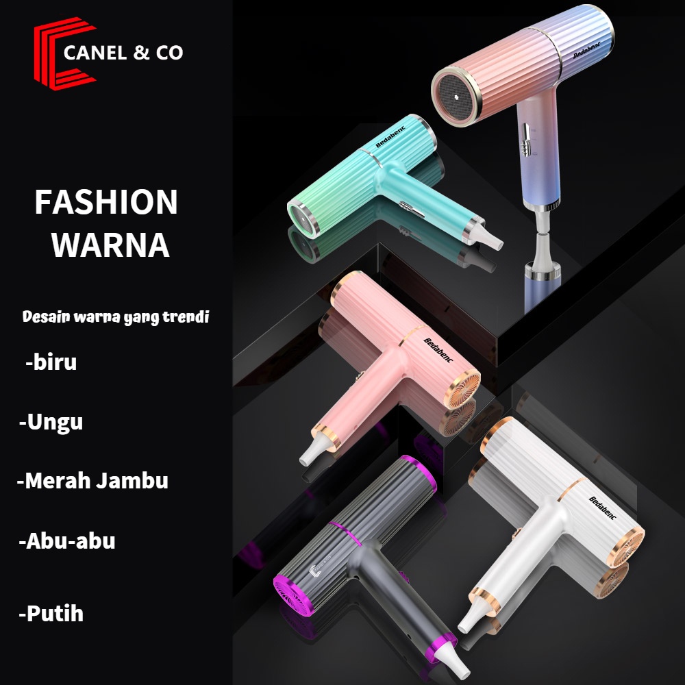 CANEL &amp; CO Pengering Rambut Salon Rainbow Kelas Atas/Pengering Rambut Perbaikan Blu-ray Hair dryer Pengatur panas Hairdryer pengering Household multi-range adjustment Pengering rambut Perawatan rambut Pengering Rambut Termurah Hair Dryer