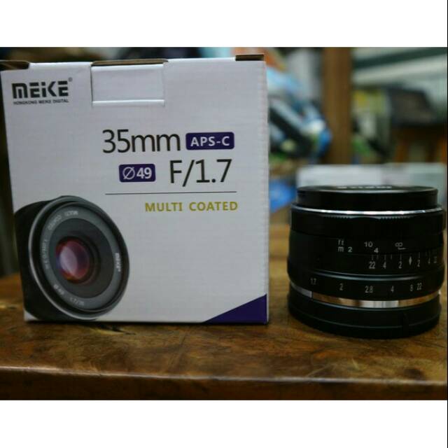 LENSA MEIKE 35MM f/1.7 FOR CANON MIRRORLESS EOS M3 M5 M6 M10 M10 (LENSA KAMERA BOKEH)