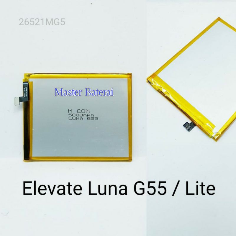 Baterai ORIGINAL MCOM LUNA G55 ELEVATE G-55 Lite LunaG55 Double IC