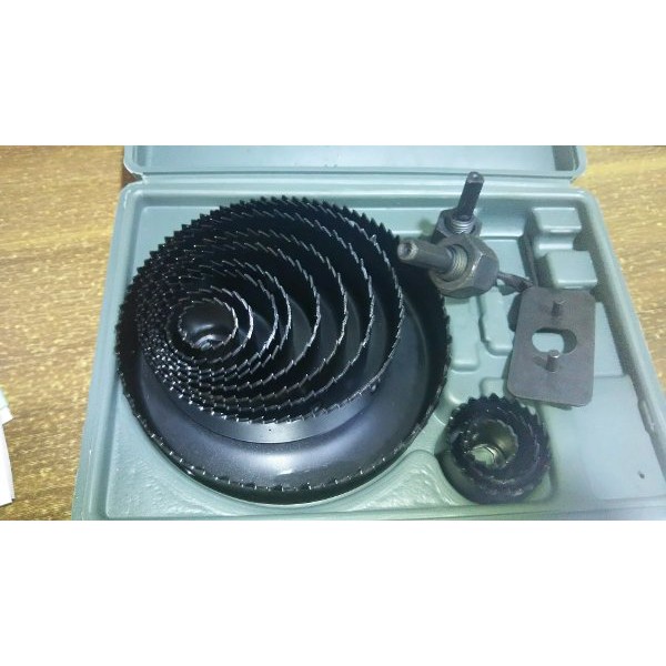 Hole Saw 16 Pcs Mata Bor Pelubang Kayu Pipa Hidroponik
