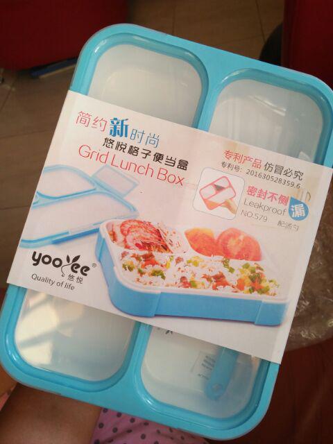 Lunch Box- Kotak Bekal Anak Sekolah Sd 3 Sekat Anti Tumpah Dan Anti Campur